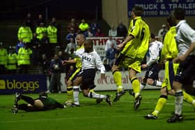 Mark Rankine scores in the 91st minute to send Preston North End’s play-off semi-final against Birmingham City into extra time at Deepdale