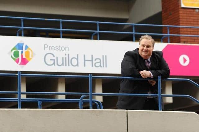 The late Simon Rigby, pictured at Preston Guild Hall.