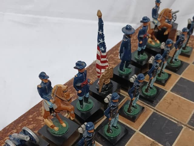 This incredible set depicting the American Civil War is in my personal collection and definitely not for sale. It is worth about one thousand pounds