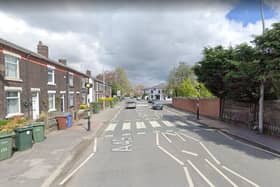 The man was struck on a zebra crossing in Preston Road, Coppull - close to the roundabout junction with Spendmore Lane - at around 6.30am (Thursday, January 13). Pic: Google