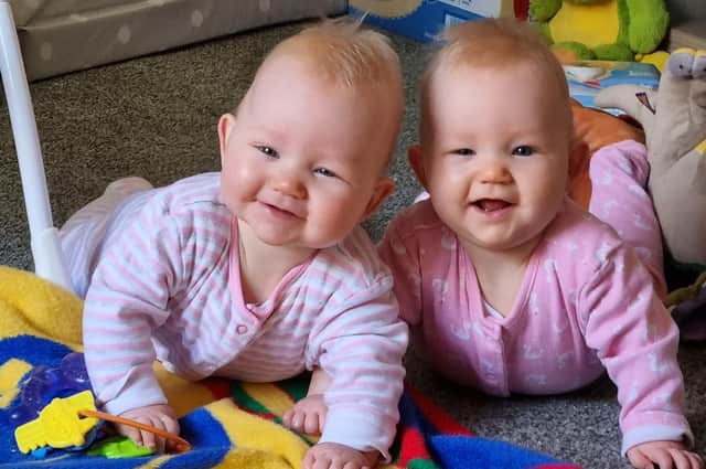 Willow and Dakota Tyrrell who were born prematurely at the Royal Lancaster Infirmary. Their parents Kira and Dan are hosting a variety show at Lancaster Grand to raise money for hospital equipment.