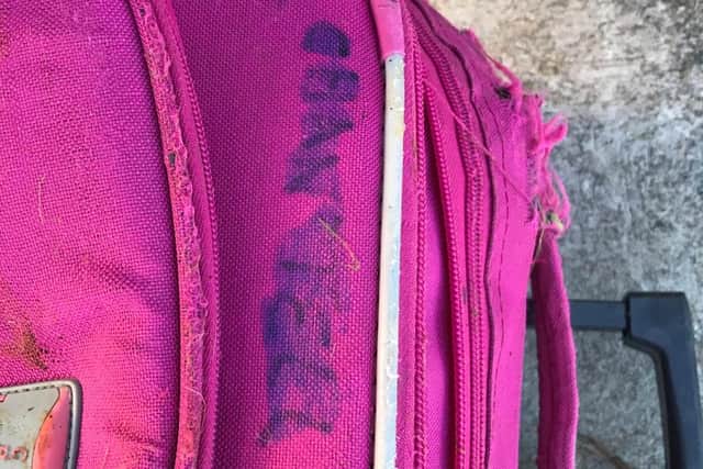 The name Chantell was written on the side of the suitcase (Credit: RSPCA)