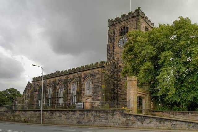 A number of historic gravestones were stolen from St Andrew's Church in Leyland (Photo by David Dixon)