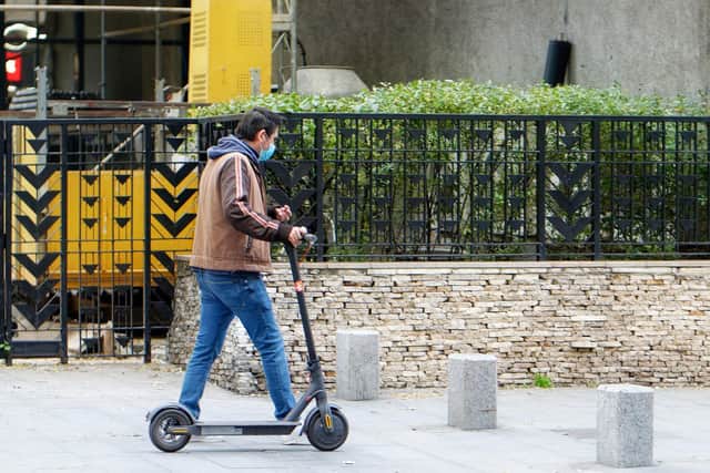 Fears have been raised about the use of e-scooters on public roads