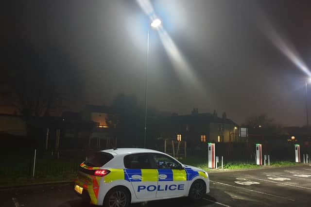 Ribble Valley Police have stepped up their patrols this weekend after anti-social behaviour at a Longridge School escalated to damaging equipment. Police pictured at Chester Avenue Car Park following a public request.