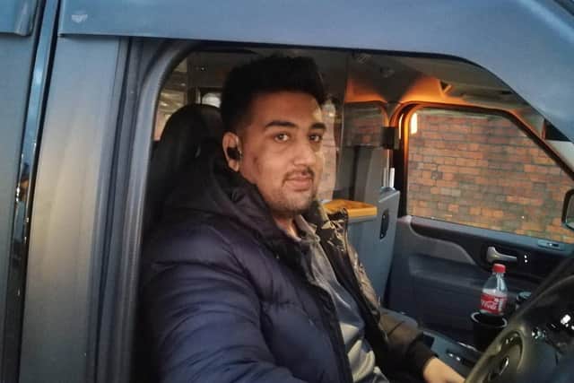 Preston Hackney cab driver Asim Ditta says he and many of his colleagues find tracksuits the most comfortable option for long shifts spent between the wheel
