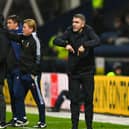 Preston North End manager Ryan Lowe makes his point during the 2-2 draw with Sheffield United at Deepdale