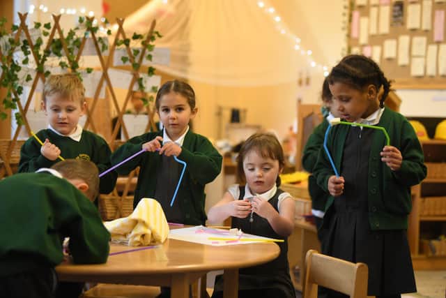 St Gregory's Catholic Primary School held a STEM day working on designs for the tramway bridge in Avenham park.