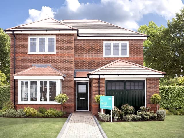 The design for the Ascot homes by Anwyl