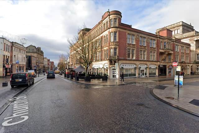 Multiple fire engines were spotted responding to an incident in Church Street near the Miller Arcade (Credit: Google)