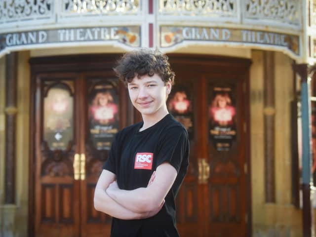 Bailey Fieldsend won a scholarship to Royal Shakespeare Company after being spotted at The Blackpool Grand