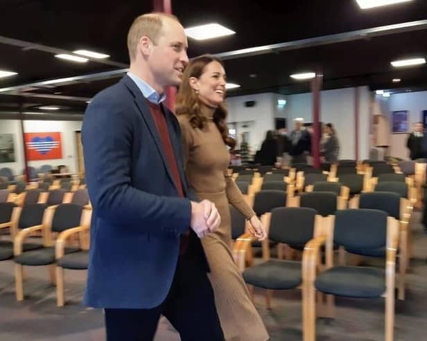 The Duke and Duchess of Cambridge visited Church on the Street in Burnley today
