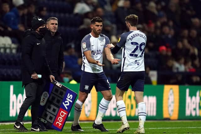 Ched Evans replaces Tom Barkhuizen in Preston North End's clash with Sheffield United at Deepdale