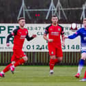 Match action from Brig's game at Matlock (photo: Ruth Hornby)