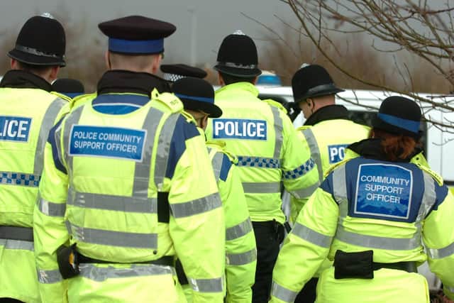 Police flooded the city centre with officers in an operation to tackle yobs.