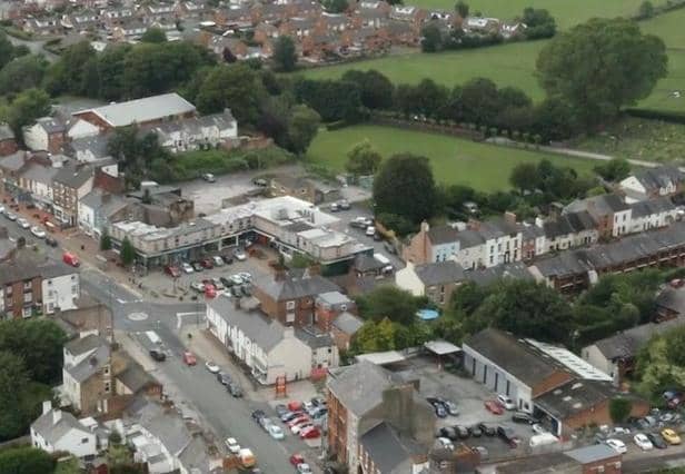 Kirkham viewed from the air - and the town centre could soon look very different at ground level