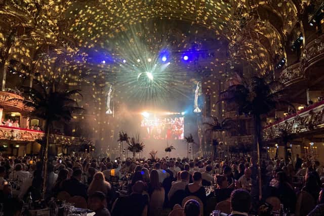 The glittering ceremony for the BIBAs at Blackpool Tower Ballroom