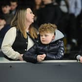 Fans young and old made the trip to Swansea