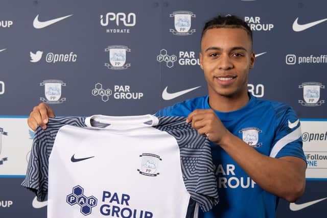 Preston North End’s new loan signing Cameron Archer (photo: PNE)
