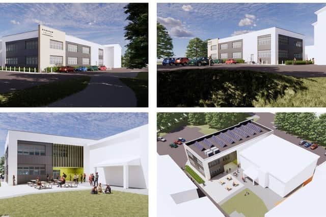 Images showing how Runshaw College's new classroom block will look when it opens in October (credit: Runshaw College)
