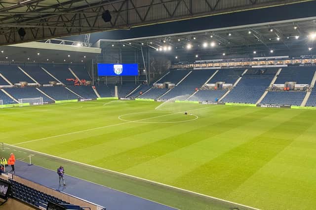 West Brom's Hawthorns' home.