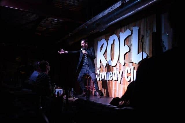 Inside the ROFL Comedy Club