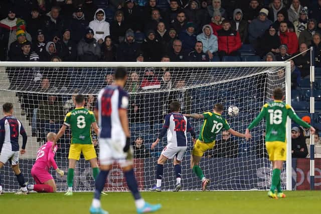 Emil Riis gives North End the lead at West Bromwich Albion