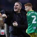 Ryan Lowe at the end of the game on Wednesday