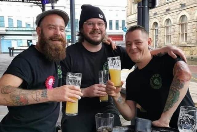 Chorley-born pals Dan Warbrick, Kieron Ellison and Chris Griffiths set up the North-West Beer Appreciation Society (NWBAS) on Facebook during the first lockdown.
