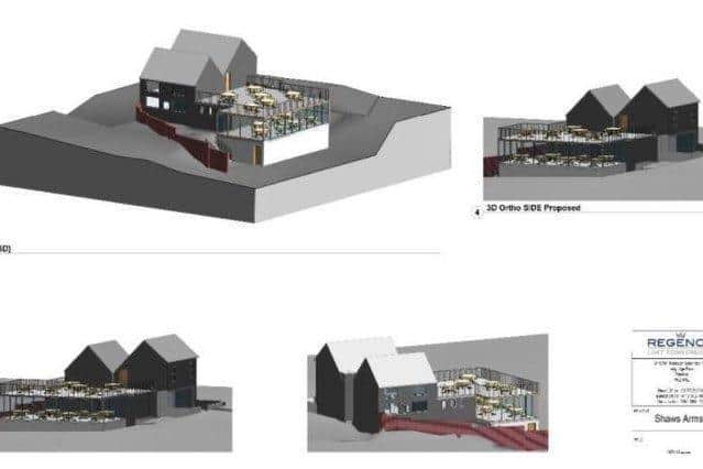 An artist's impression of how the former pub could be transformed. Picture from Rightmove.