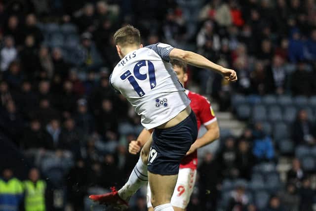 PNE striker Emil Riis produces a stunning finish for the late equaliser against Bristol City