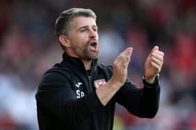 Morecambe boss Stephen Robinson Picture: Getty Images