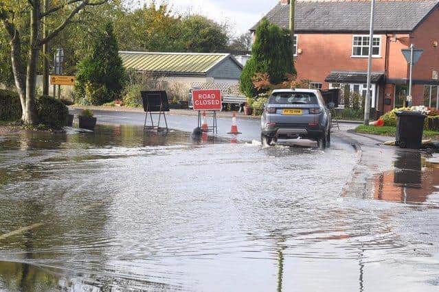 Parts of Lancashire have repeatedly been hit by flooding in recent years - as here in St. Michael's on Wyre in late 2021