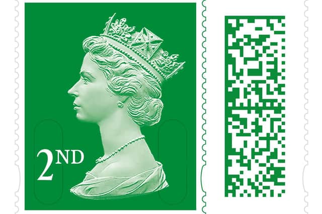 ne of the new barcoded ‘Definitive’ stamps issued by Royal Mail. The barcodes on the ‘Definitive’ stamps, which feature the Queen’s head in profile, will carry things like videos and added security features. THey will be launched nationwide with a video featuring Lancashire-born Nick Park’s creation Shaun the Sheep. Non-barcoded definitive stamps are to be phased out by January 2023