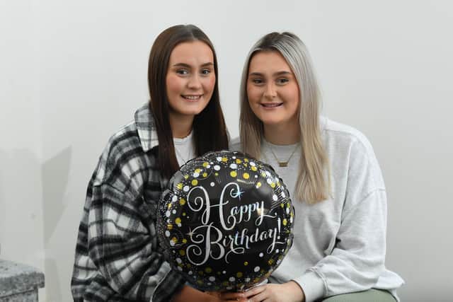 Happy Birthday to twins Megan and Olivia
