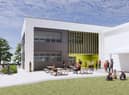 Artist's impression of new £3m classroom block at Runshaw College’s campus off Langdale Road, Leyland