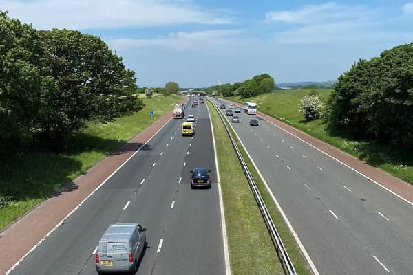 The M6 at Lancaster. Photo: Highways England