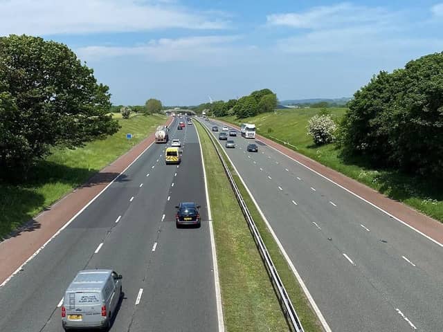 The M6 at Lancaster. Photo: Highways England