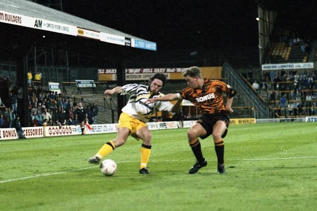 PNE winger Lee Ashcroft in action against Hull City
