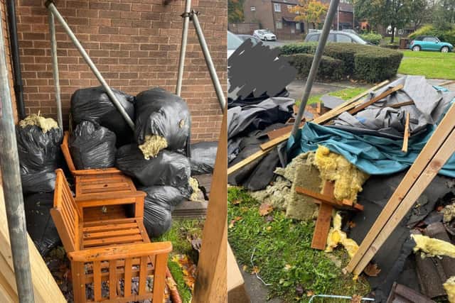 Katie says she is now unable to afford any renovation work to fix the problem.