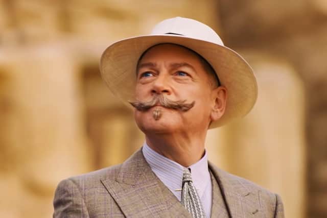 Kenneth Branagh is Hercule Poirot in Death On The Nile