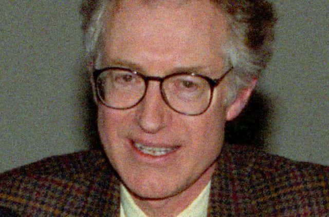 University Challenge presenter Bamber Gascoigne.