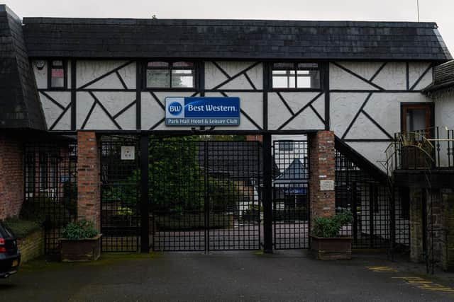 The gates to the hotel were locked shut after its last guests vacated following breakfast this morning (Monday, February 7)