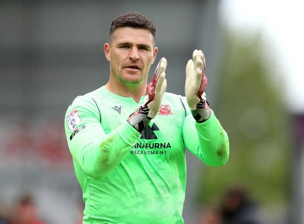 Kyle Letheren has left Morecambe by mutual consent