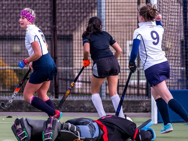 Dani Braithwaite (left) celebrates with Dani Halley
Photo by Brian Murfield