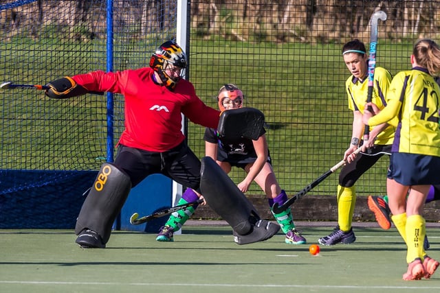 Danby keeper Catherine Adamson in action

Photo by Brian Murfield