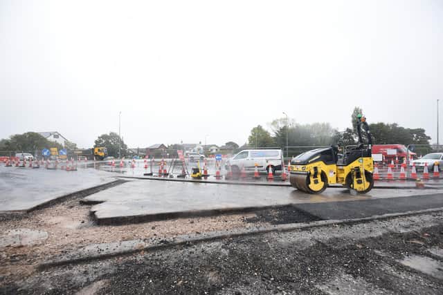 National Highways is working on the A585 at Skippool
