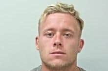 Police are appealing for information as to the whereabouts of Matthew Rushton of Lancaster in connection with two assaults in Morecambe. Picture by Lancashire Police.