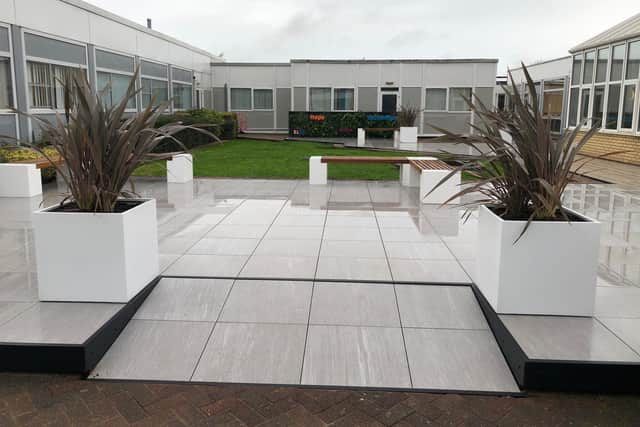 The memorial garden at Royal Preston Hospital is taking shape. Bosses say the garden, together with a second one at Chorley and South Ribble Hospital, will be a lasting legacy to lives lost during the Covid-19 pandemic, and to those who left their organs to be donated to others