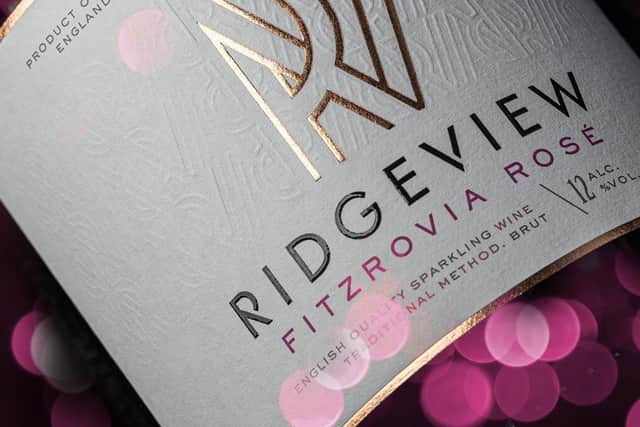 Ridgeview Fitzrovia Rosé: A beautiful English sparkling wine is a dream made in heaven.